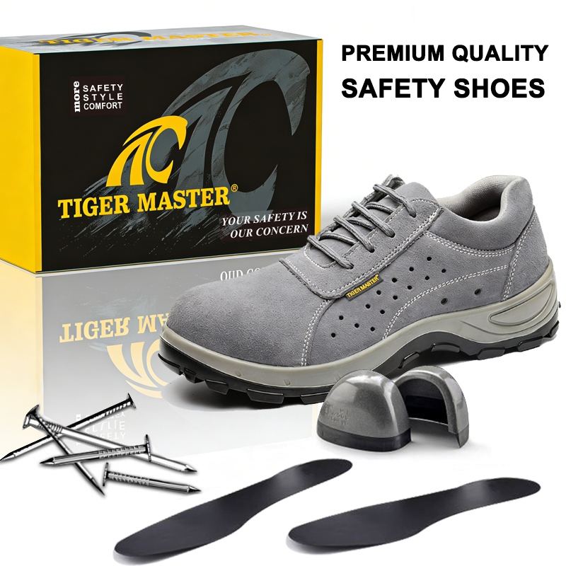 Steel Toe Cheap Suede Safety Shoes for Warehouse