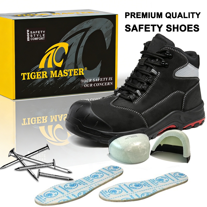 Oil Industry High Quality Safety Boots Fiberglass Toe