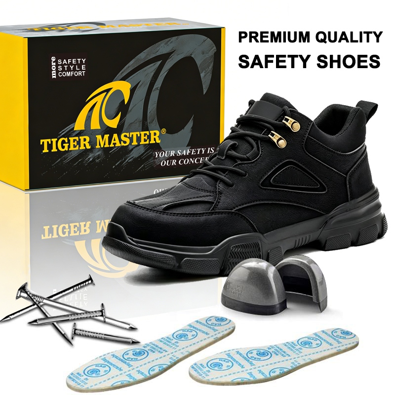 Steel Toe Puncture-proof Labor Work Shoes EVA Sole