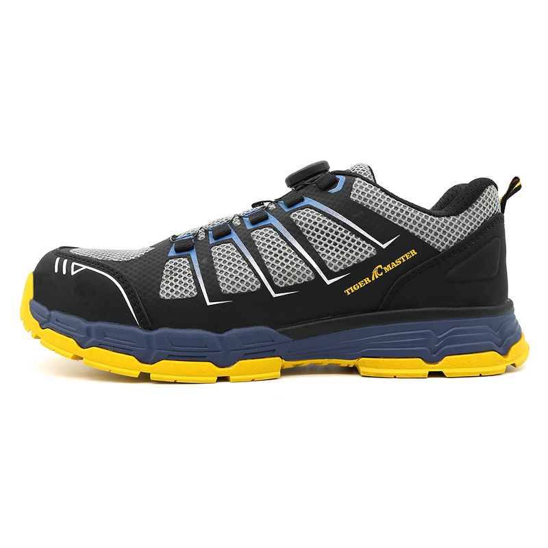 Twist Lock Fashion Sport Safety Shoes with Fiberglass Toe