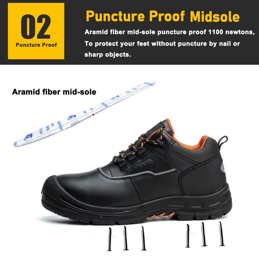 Oil Industry Work Safety Shoes with Composite Toe 