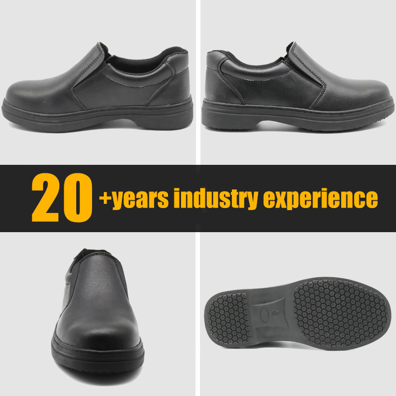 Antis-slip Kitchen Chef Safety Shoes with Steel Toe