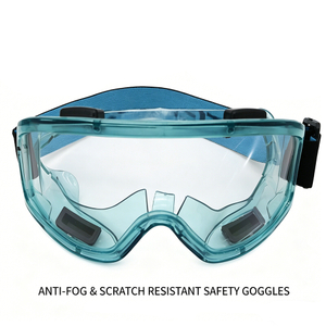 Dust & Wind Proof Anti-fog Anti-scratch Safety Glasses Wide Vision PC Clear Lens