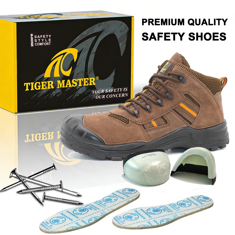 18kv Insulated Electrical Suede Safety Shoes with Composite Toe
