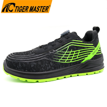 Quick Release Buckle Fashion Sport Safety Shoes with Steel Toe