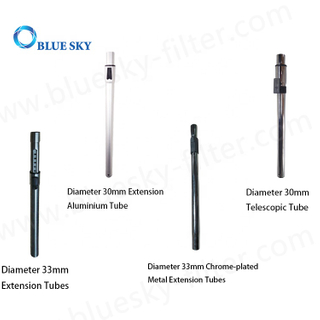 Accesorios universales para aspiradoras, tubo de extensión/tubo telescópico/varita telescópica de aluminio