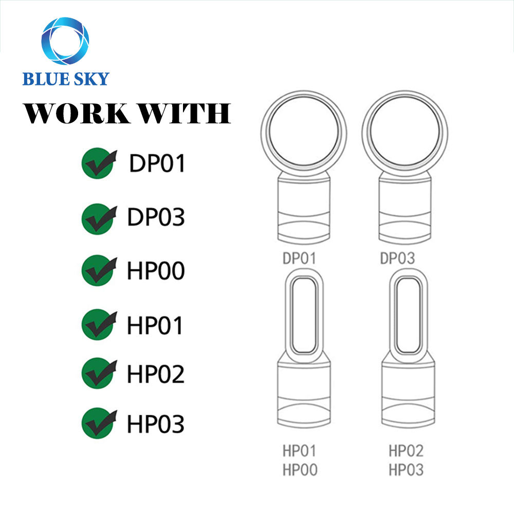 适用于戴森 DP01 DP03 HP01 HP02 HP03 空气净化器的滤芯 HEPA 过滤器替换件