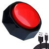 Custom USB Easy Recordable Sound Button Your Own Button Big Red Button With Type C Cable Uploading Audio Files