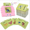 Custom Language 112 Cards Talking Flashcard Machine Early Childhood Learning Machine Cartoon Cat Shape Cognitive Cards