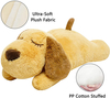 Plush Heartbeat Toy Pet Anxiety Relief Accompany Sleeping Toy Comfortable Plush Puppy Stuffed Pet Dog Toy With Heartbeat Module