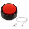 Custom USB Easy Recordable Sound Button Your Own Button Big Red Button With Type C Cable Uploading Audio Files