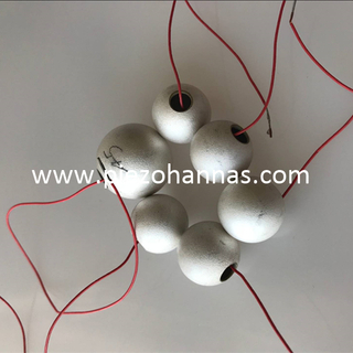 Esferas de cerámica PZT5A Pzt personalizadas para acústica subacuática