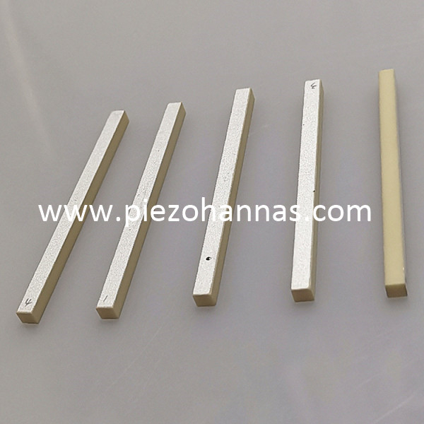 Cristais piezoelétricos de barra de cerâmica piezoelétrica PZT5A para acelerômetros