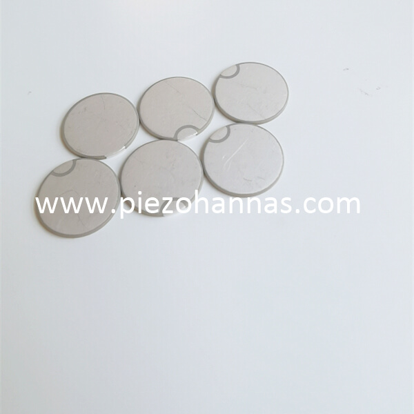 Materiales piezoeléctricos Disco piezocerámico Hoja de cerámica piezoeléctrica para sensores de flujo ultrasónicos