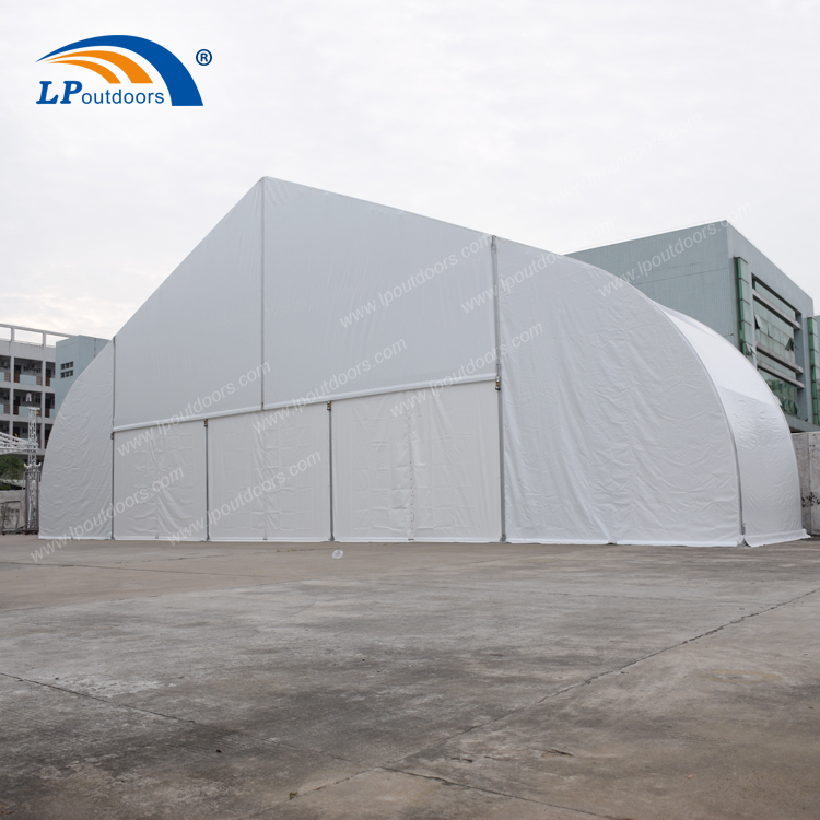 Carpa de estadio temporal de estilo curvo para conciertos o cancha deportiva