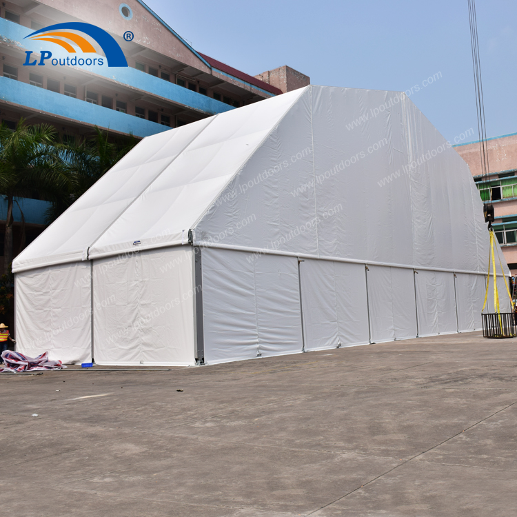 Высокоуровневый многоугольный шатер, временное здание мастерской для верховой езды из Китая Производитель - LP на открытом воздухе