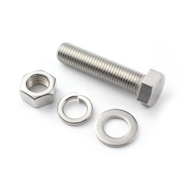 Perno hexadecimal pesado de acero inoxidable métrico usado en la máquina