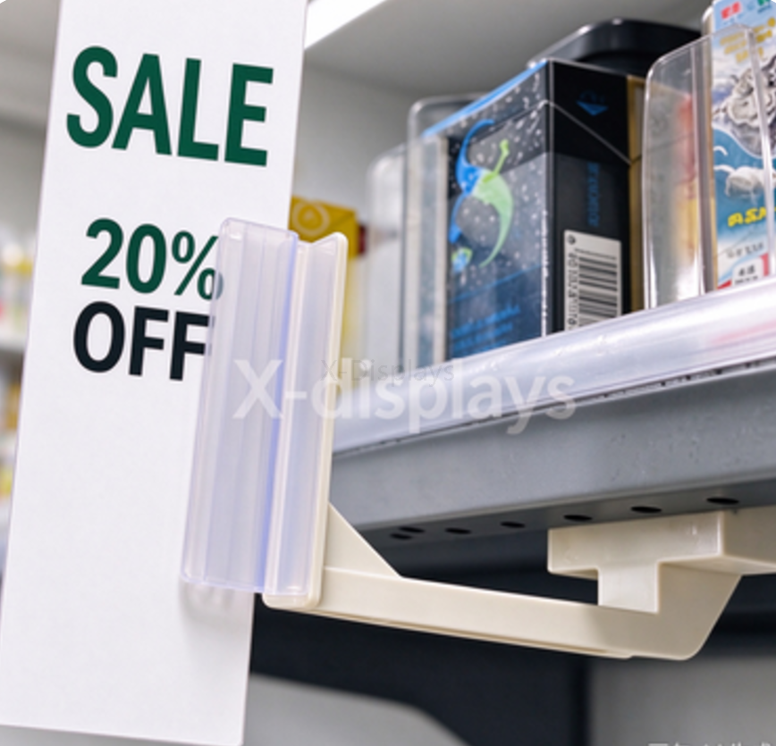 Magnetic Aisle Violator Sign Holder with Sign Gripper SGND22F