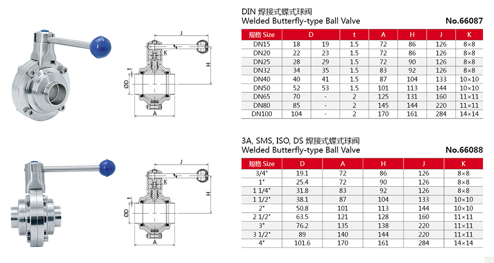 Шаровой кран типа бабочка под приварку встык 2