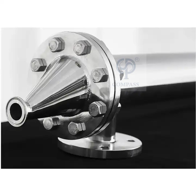 Санитарная нержавеющая сталь SS316L двухпроходная двухтрубная трубчатая пластинчатая пластина теплообменника 