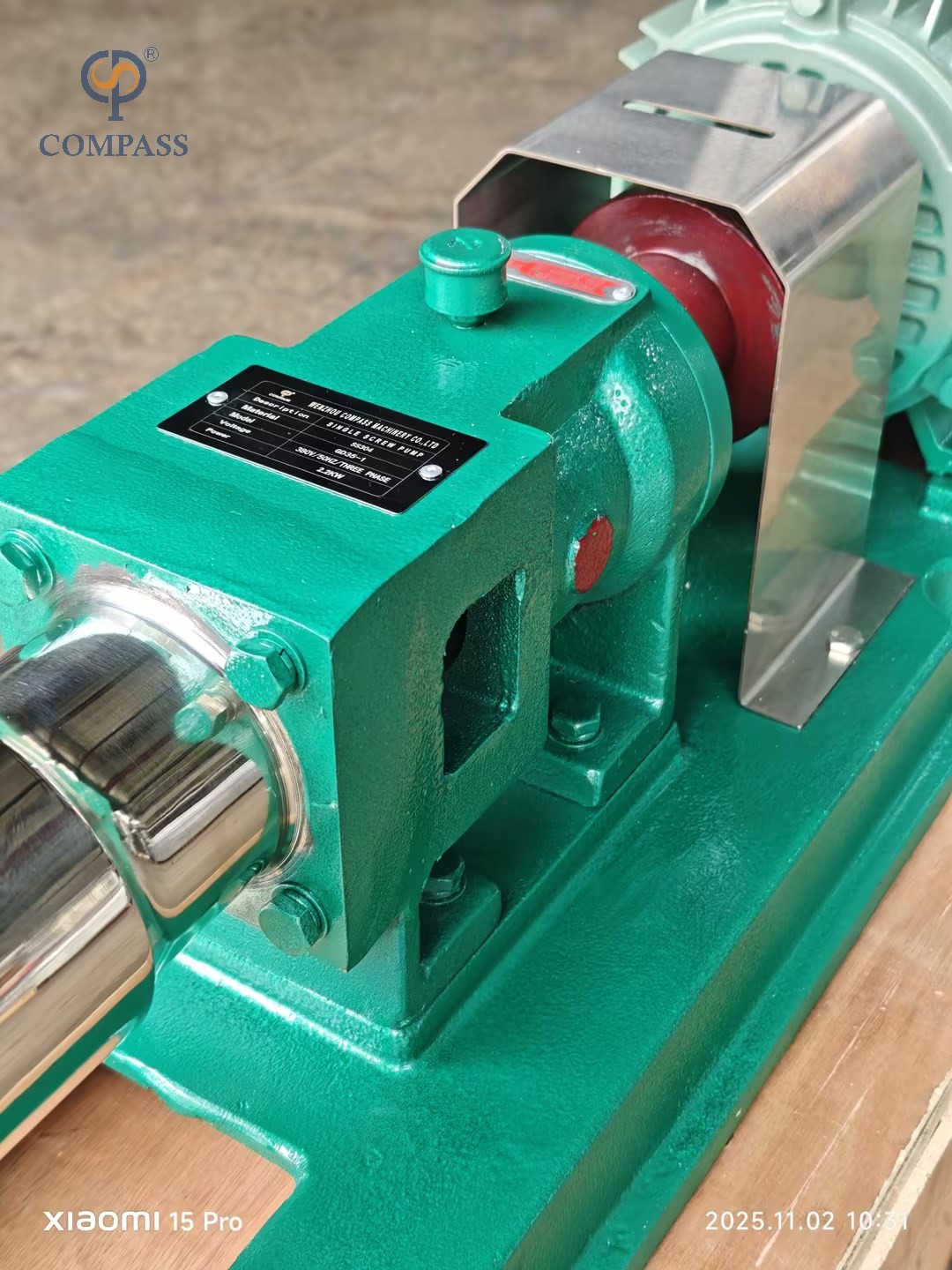 GD35-1 SS304 ОДНОВИНТОВОЙ НАСОС ИЗ НЕРЖАВЕЮЩЕЙ СТАЛИ