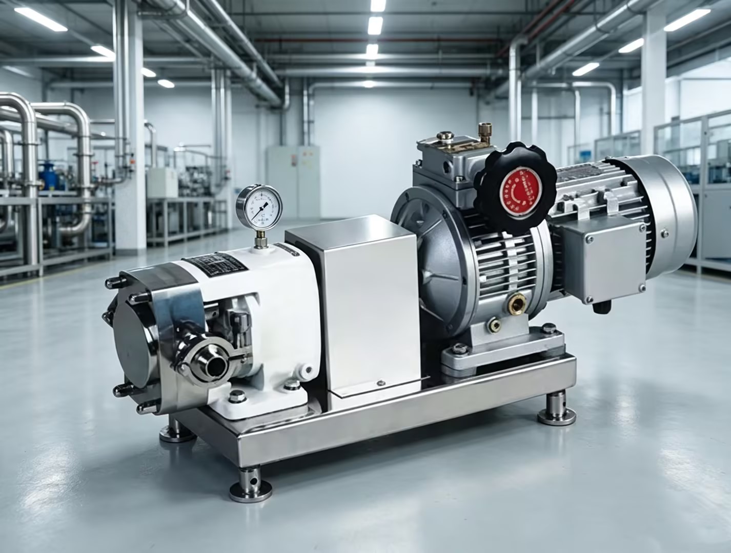 ZB3A-12-2.2kw SS316L 400V 50HZ Санитарная нержавеющая сталь OEM Электрический зубчатый насос с постоянным передаточным числом для сливок и шоколада
