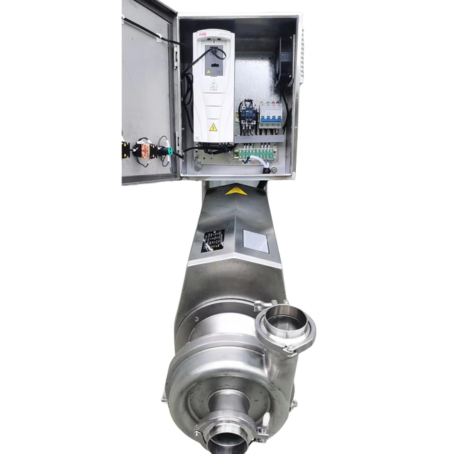KSCP-15-24-3 Гигиеническая гигиеническая квадратная насос из нержавеющей стали с инвертором и ящиком управления