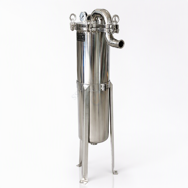 200um 4000L TC50.5MM SS304 Зеркально отполированные верхние рукавные фильтры входа для остатков хмеля