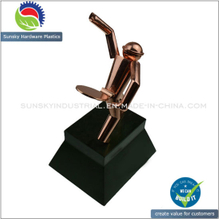 Classic Custom Golden Coating Wine Bottle Holder Die Casting