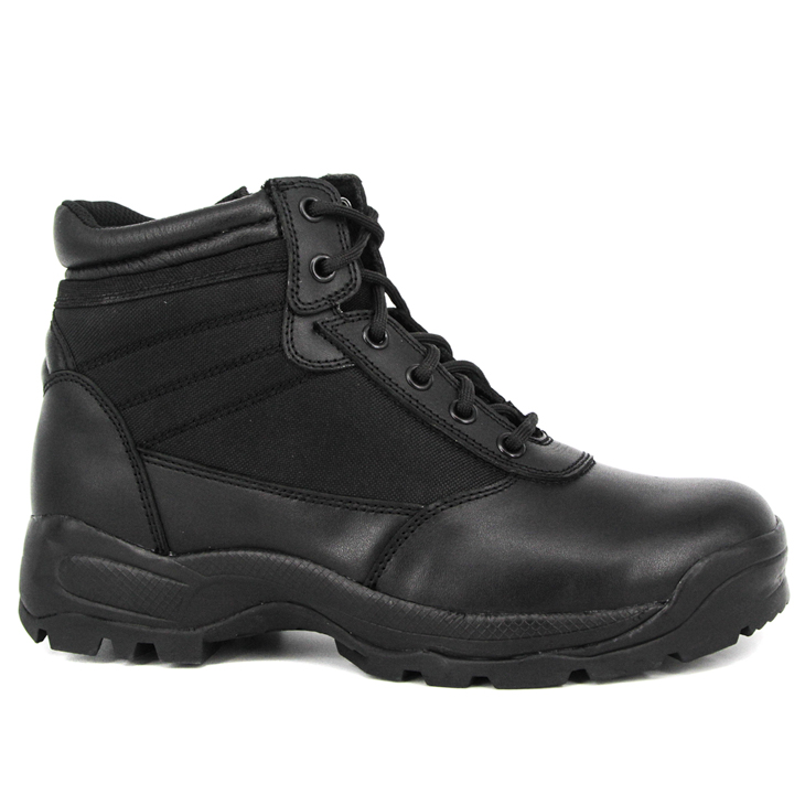 Botas tácticas militares de hombre negras impermeables al tobillo 4108