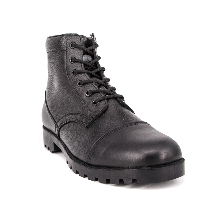 حذاء شرطة عسكري عالي الجودة لمكتب المشي أحذية جلدية كاملة 6116