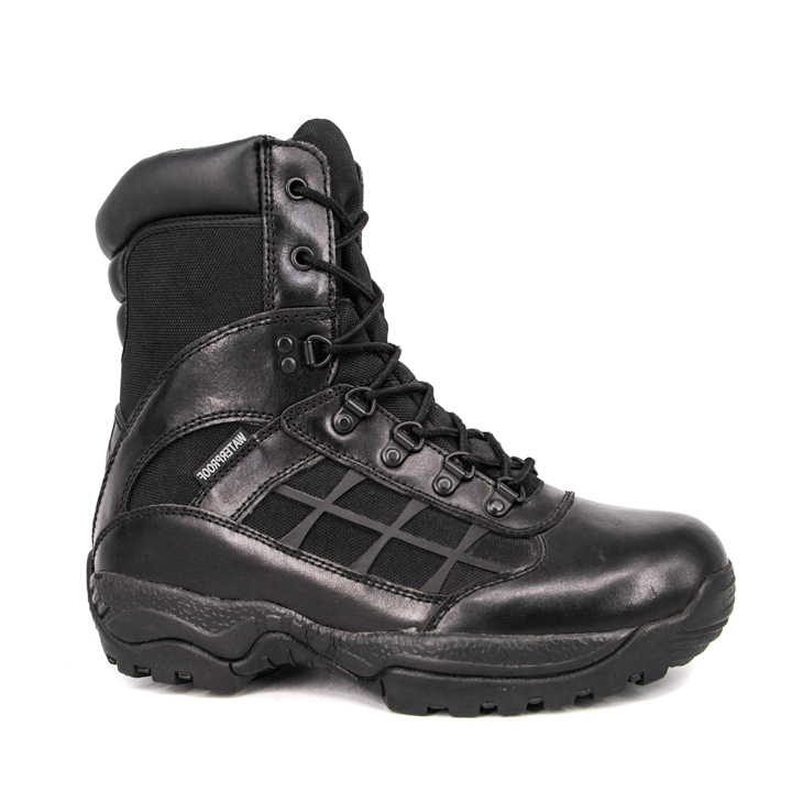 Botas tácticas militares vintage de alto brillo Kenia para correr 4267