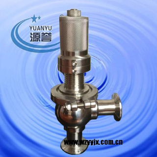 Sanitary Safety Valve for Pharmacy