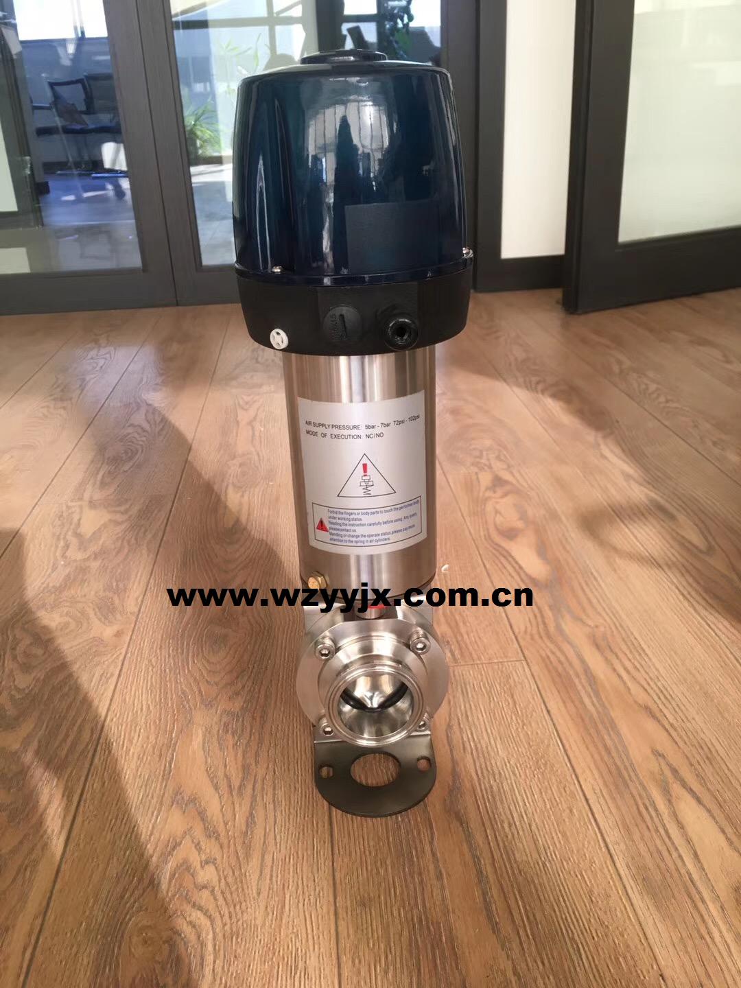 Pneumatic butterfly valve (Top-control)