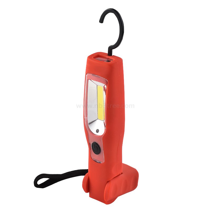 3W COB+5LED Portable Cordless Rechargeable Work Light with Magnetic Base