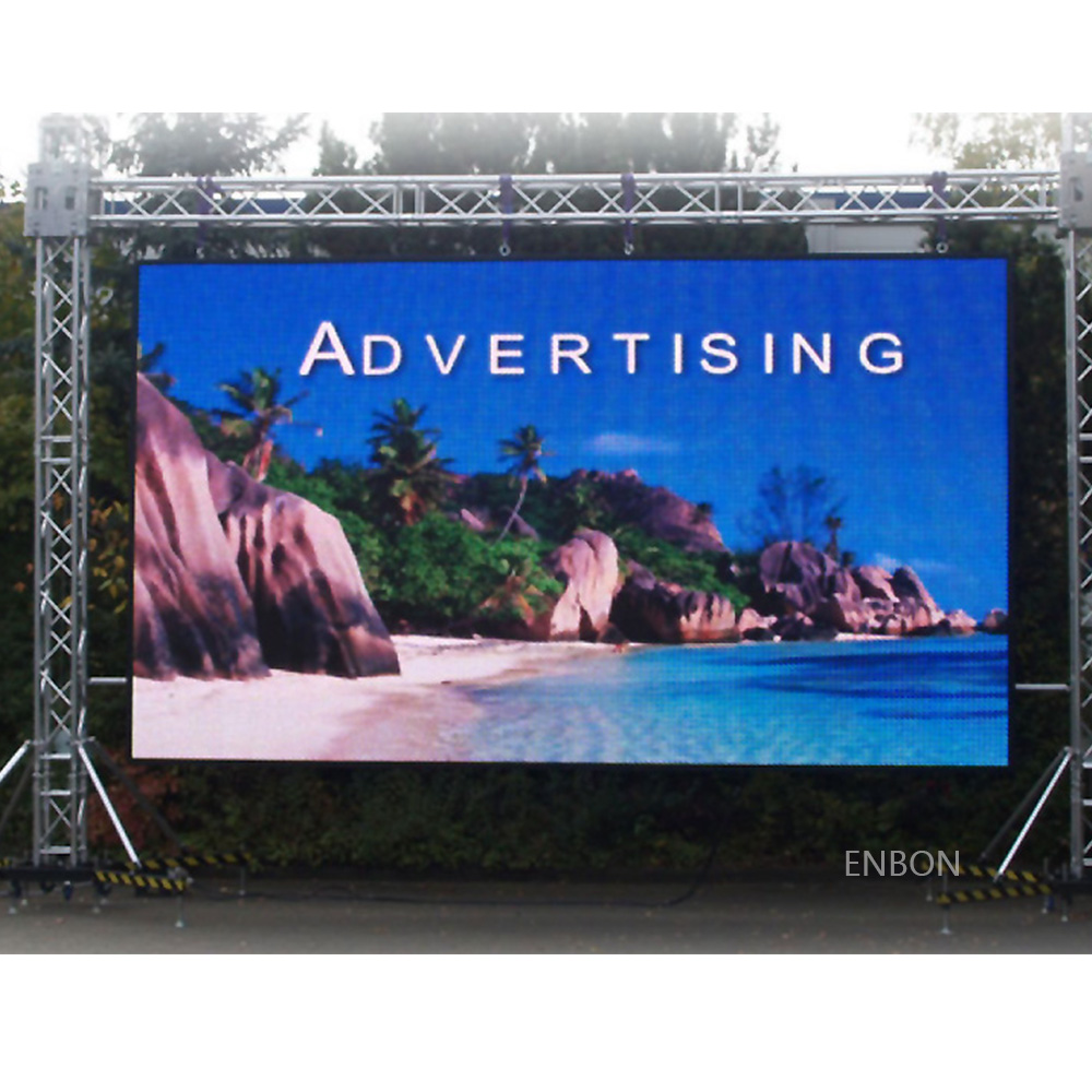 P8户外室内640 * 640mm大型广告LED显示屏用于活动