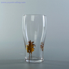 17oz clear beer glass cup souvenirs Promotion Decal Logo beer Glass
