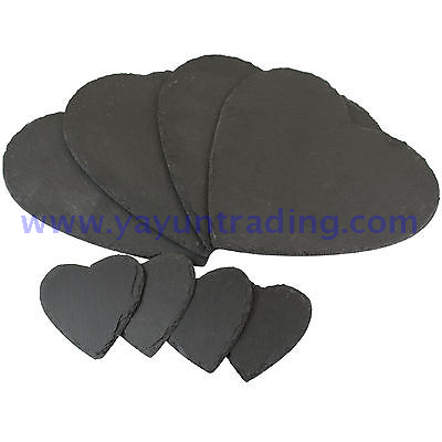 rough edge hand cut Valentine's Day gifts slate heart