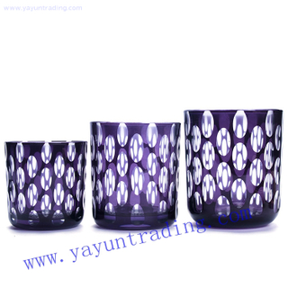 handmade luxury classic Australian trendy cylinder glass candle jar