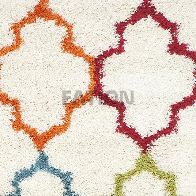 5'×8' Colorful Warm Area Rug Beautiful Shag Carpet 