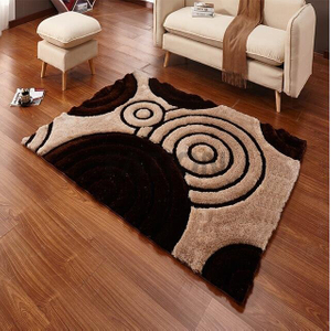 5'×8' Polyester Unique 3D Area Rug Modern Shag Carpet