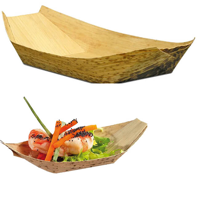 Лодка для суши из бамбуковых листьев 225 мм