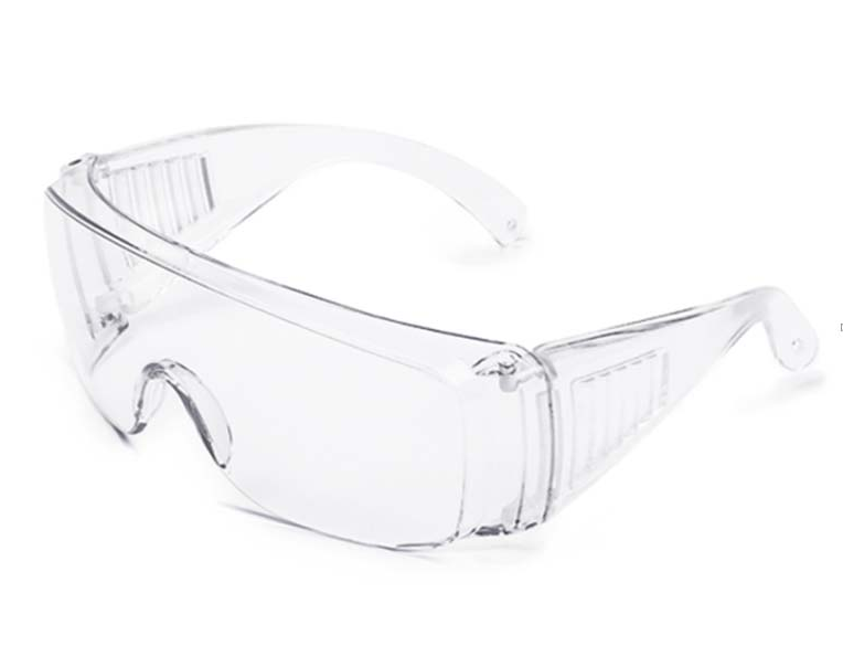CE EN 166F PC lens protective Safety glasses
