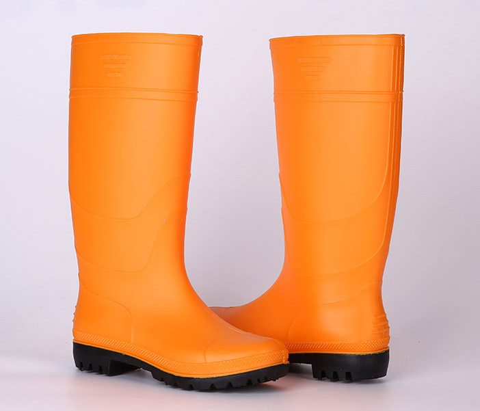 Yellow color non safety wellington rain boots