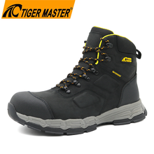 Genuine Leather Waterproof Oil Gas Industry Work Boots