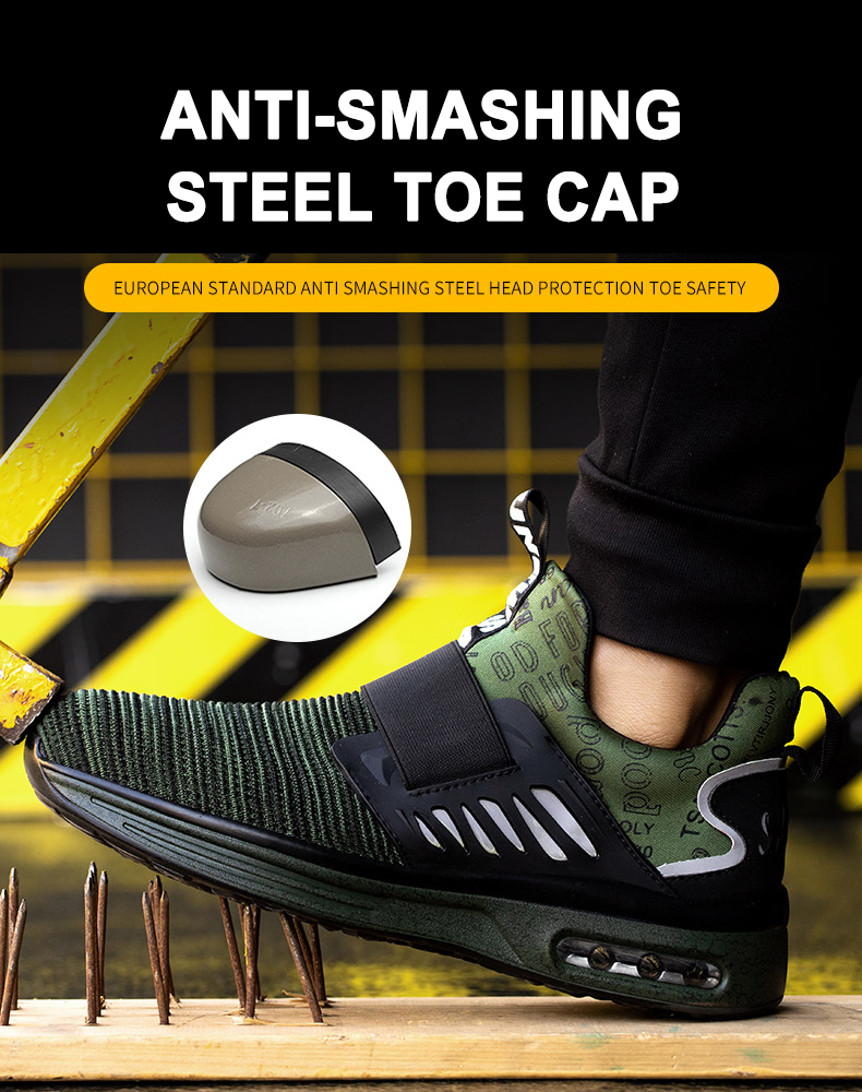 Comfortable Sport Safety Shoes with Steel Toe