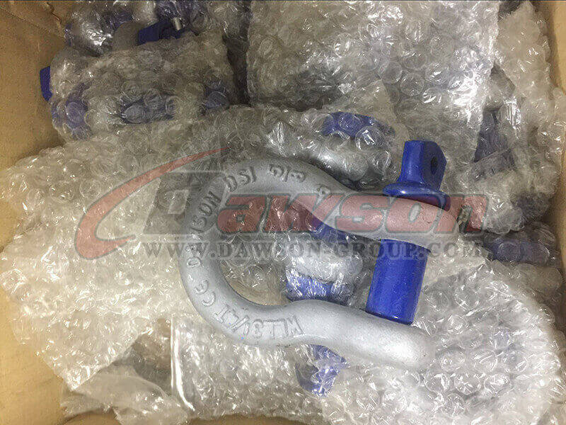 Paquete de grillete de arco tipo EE. UU. de acero forjado con pasador de tornillo - Dawson Group Ltd. - Fabricante, proveedor y f&aacute;brica de China