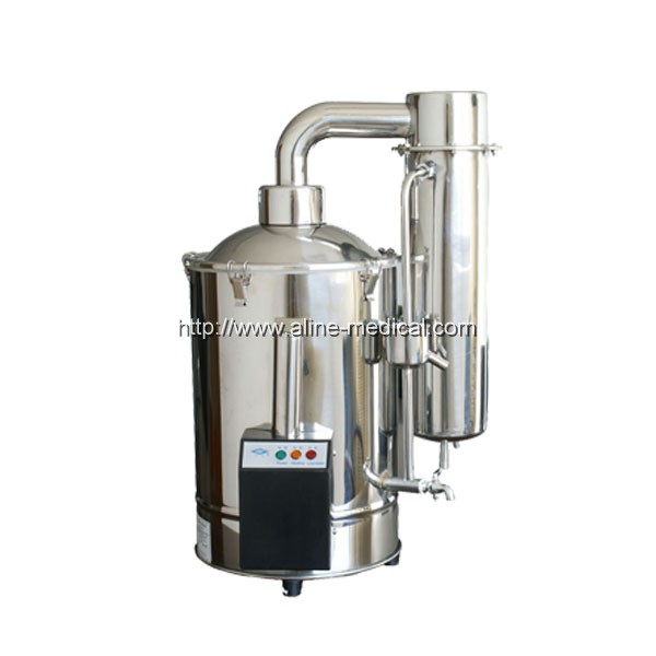 STAINLESS-STEEL ELECRIC �HEATING DOUBLE WATER DISTILLING APPARATUS (CUTS OFF THE WATER SUPPLY SUTO MATIC CONTROL)