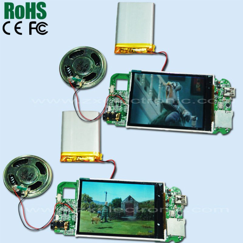 Promotional lcd video brochure card/video brochure