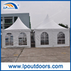 5X5米户外铝合金白色PVC凉亭帐篷 